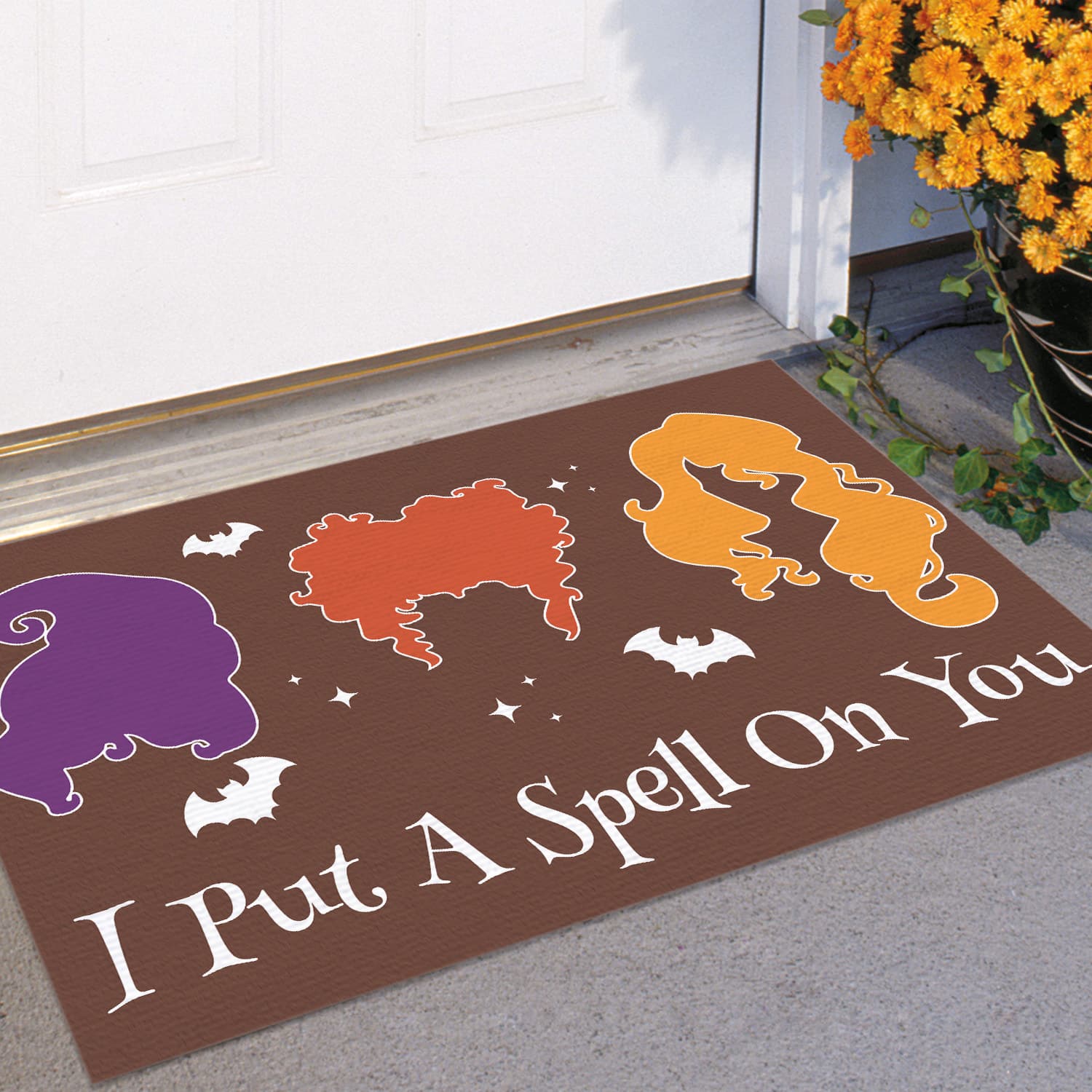 Personalized Saying Halloween Decorations Hocus Pocus Doormat