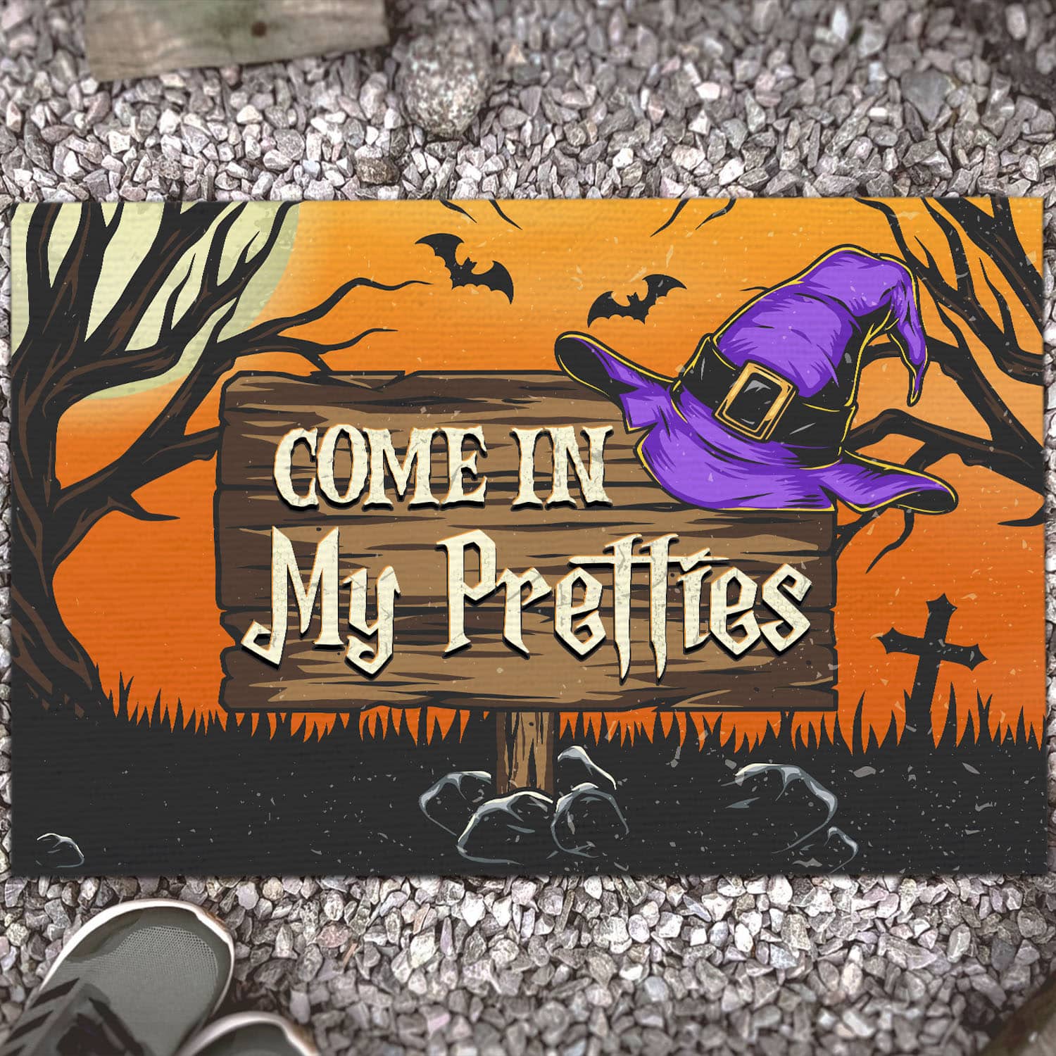 Come In My Pretties Witch Halloween Indoor Doormat, Halloween Home
