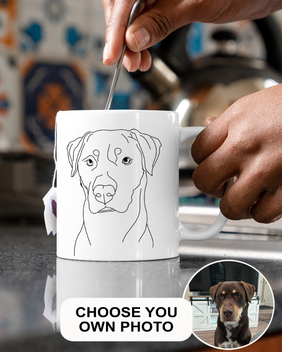 Custom Pet Mugs Using Pet Photos Custom Dog Faces Dog Coffee Mugs